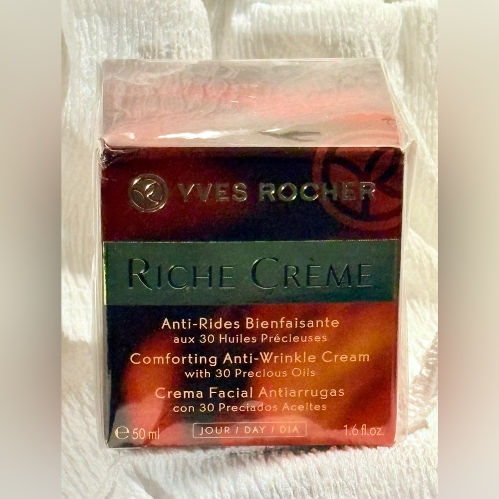 NIB Yves Rocher Riche Crème Comforting Anti-Wrinkle Day Cream 50ml